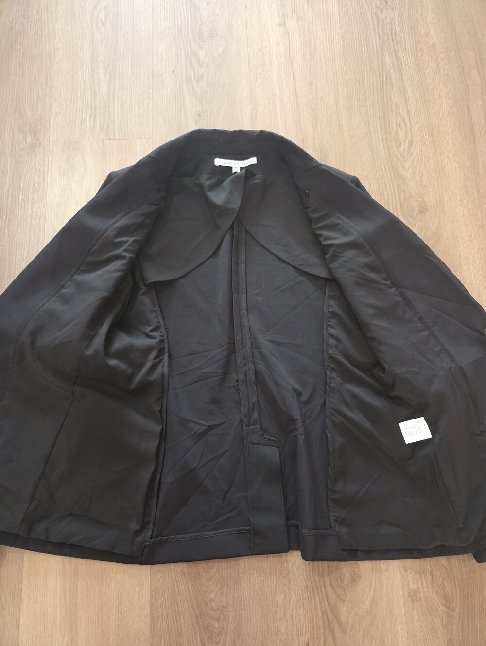 Veronica Beard Scuba Dickey Blk Zip Pocket Blazer 12 Capsule Norm Minimal Preppy - Picture 7 of 11